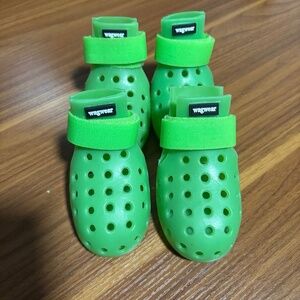 Wagwear Mojave Wellies - L -Green Dog Boots shoes